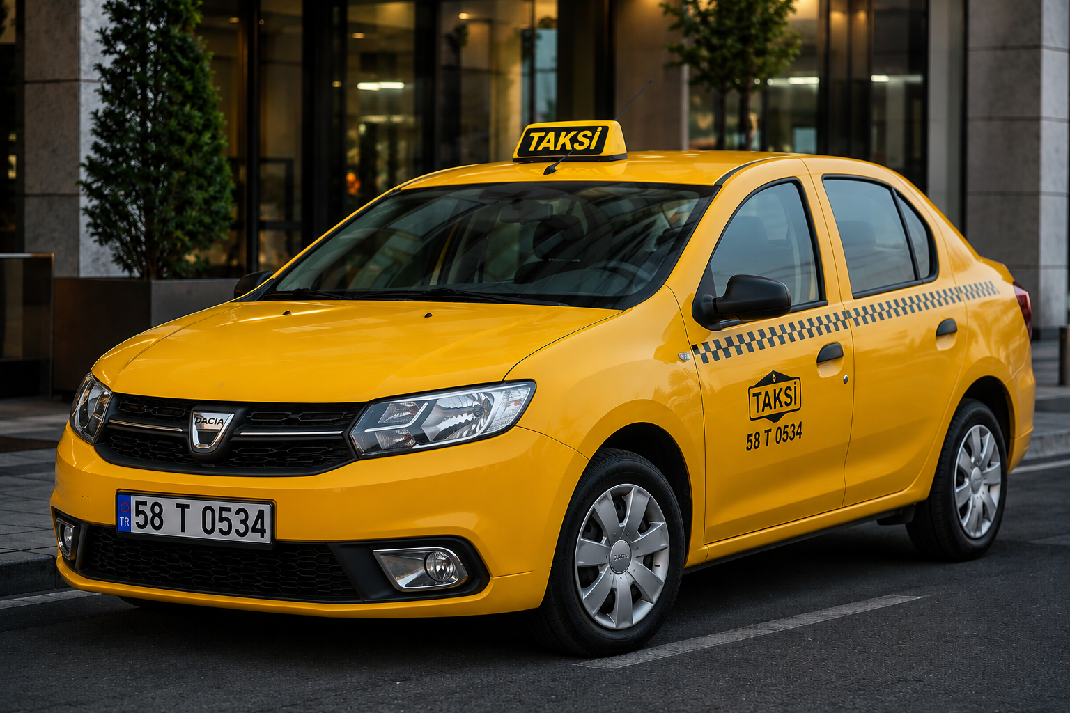 Sivas Taksi Dacia Logan Aracı